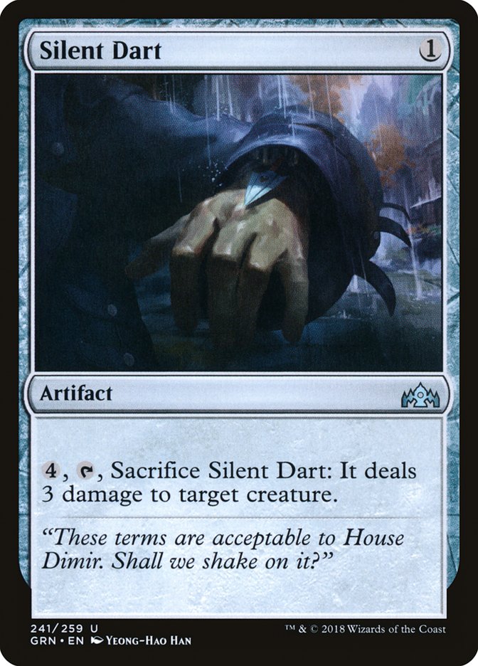 Silent Dart - (Foil): Guilds of Ravnica