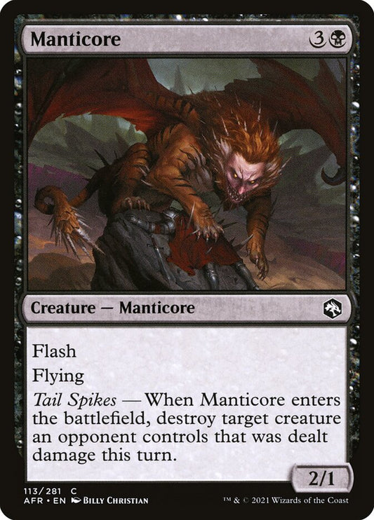 Manticore - (Foil): Adventures in the Forgotten Realms