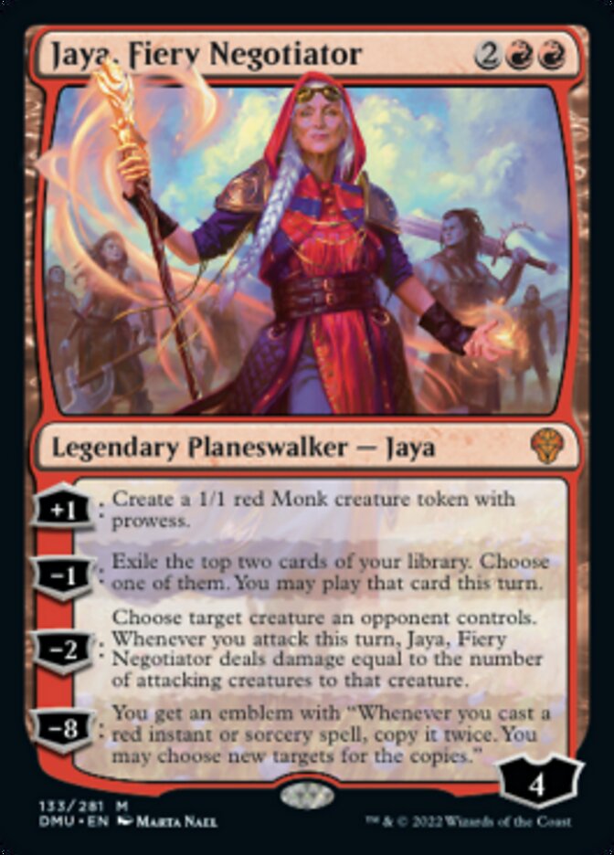 Jaya, Fiery Negotiator - (Foil): Dominaria United
