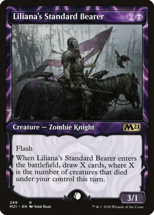 Liliana's Standard Bearer (Showcase): Core Set 2021