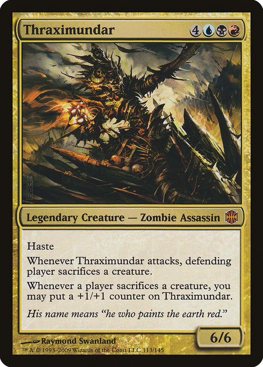 Thraximundar - (Foil): Alara Reborn