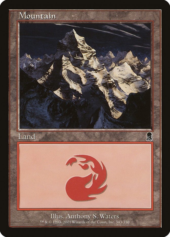 Mountain (#343) - (Foil): Odyssey