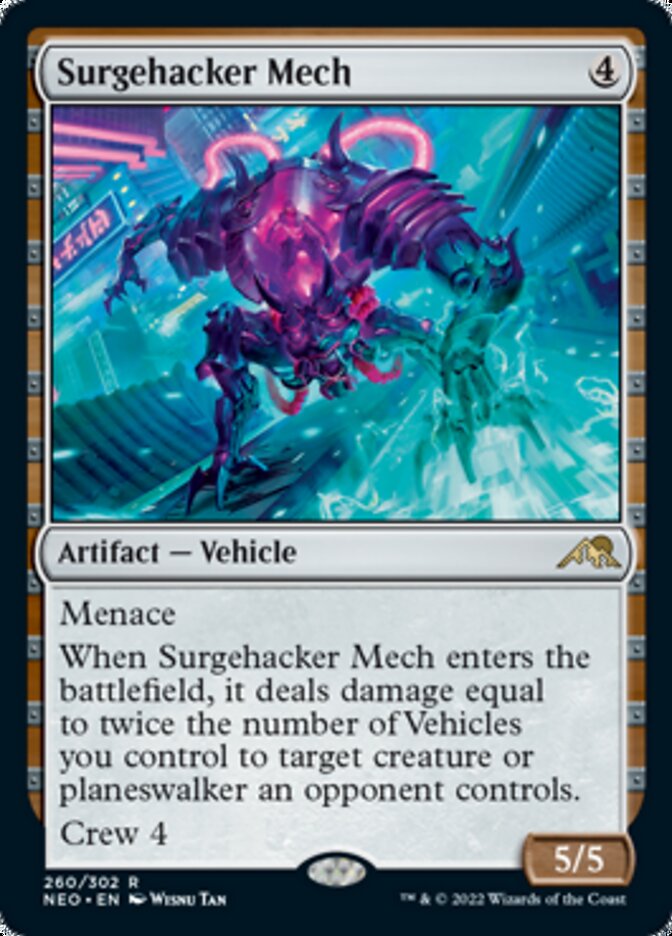 Surgehacker Mech - (Foil): Kamigawa: Neon Dynasty