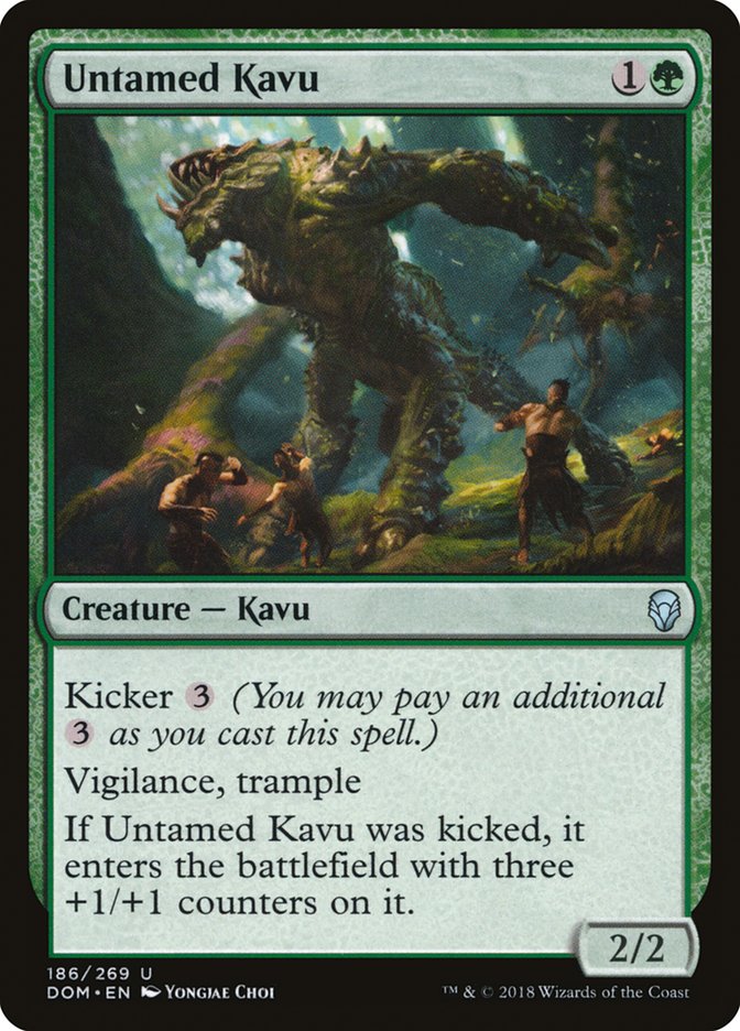 Untamed Kavu: Dominaria
