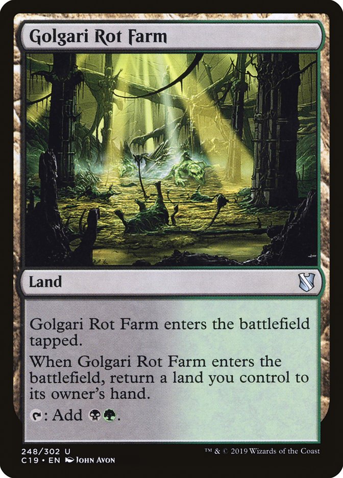 Golgari Rot Farm: Commander 2019
