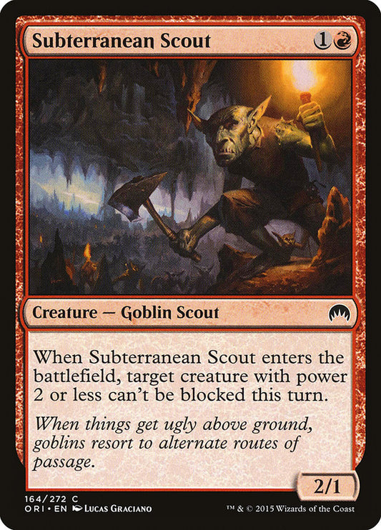 Subterranean Scout - (Foil): Magic Origins