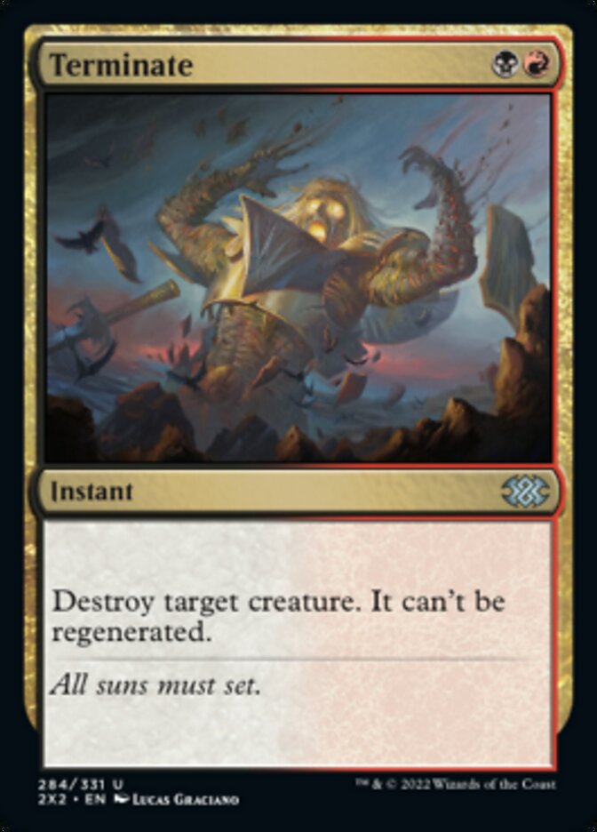 Terminate - (Foil): Double Masters 2022