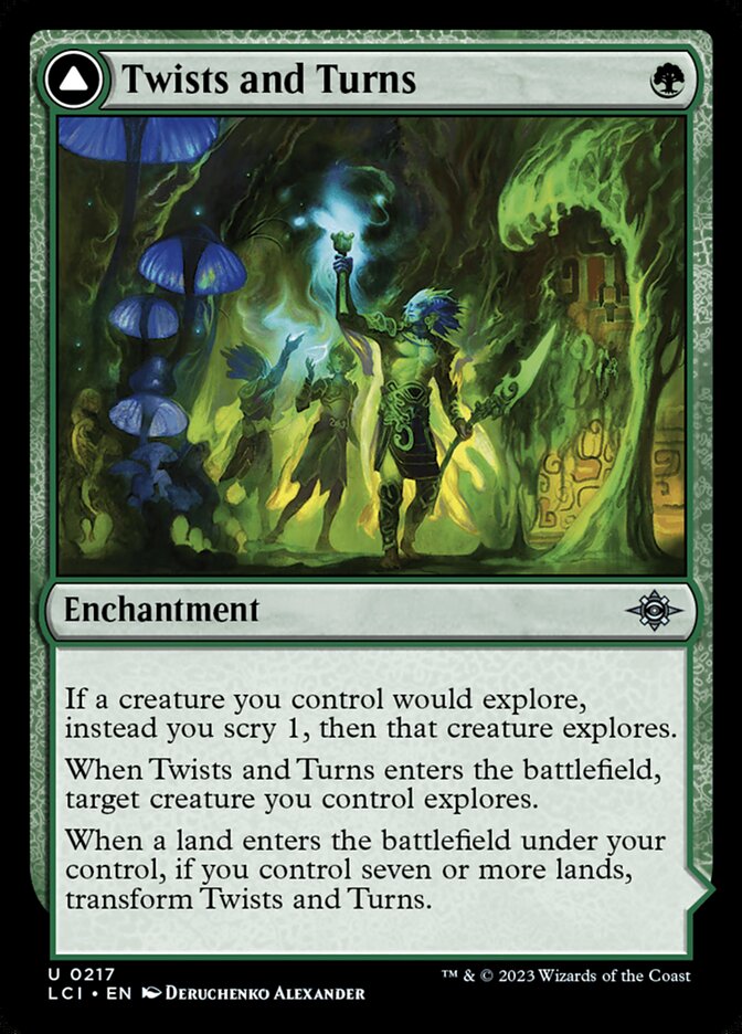 Twists and Turns // Mycoid Maze: Lost Caverns of Ixalan