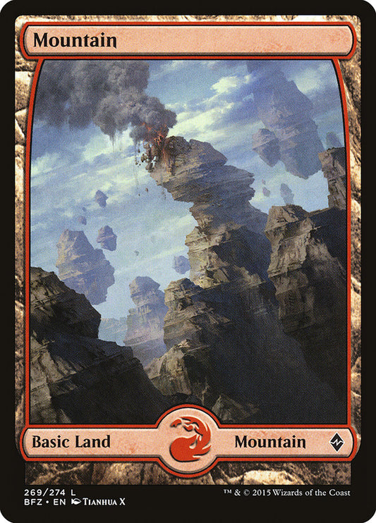 Mountain (#269) (Full Art): Battle for Zendikar