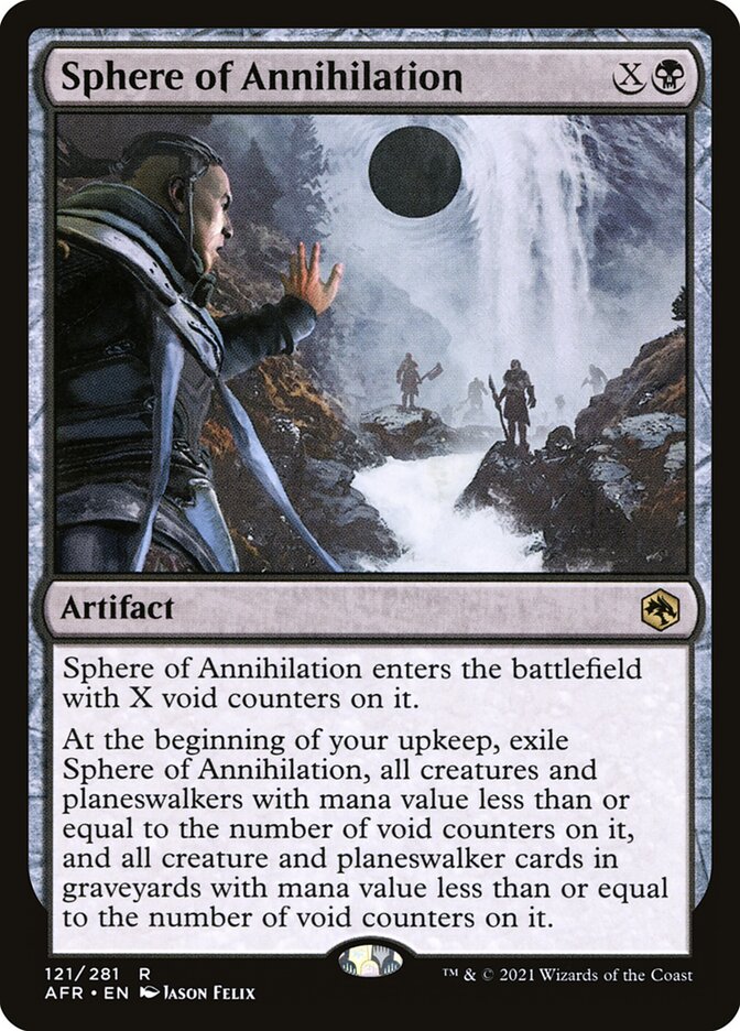 Sphere of Annihilation - (Foil): Adventures in the Forgotten Realms