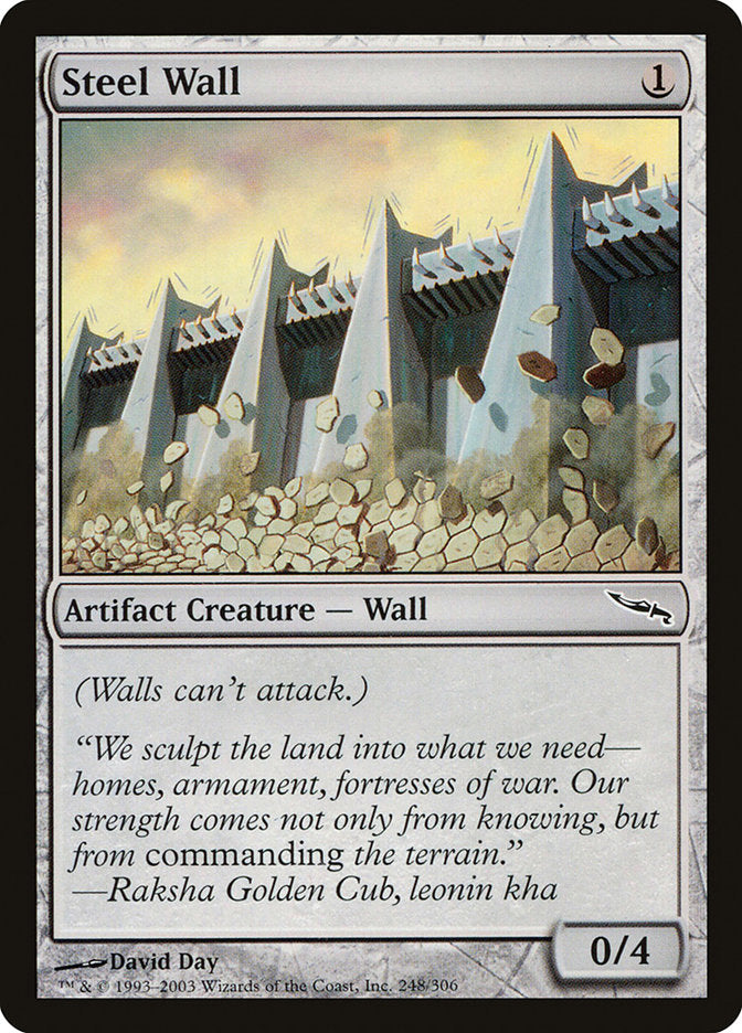 Steel Wall - (Foil): Mirrodin