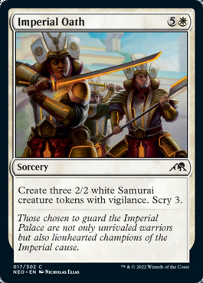 Imperial Oath - (Foil): Kamigawa: Neon Dynasty