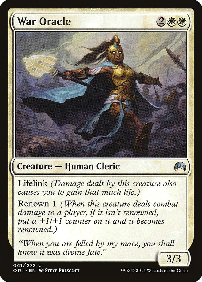 War Oracle - (Foil): Magic Origins