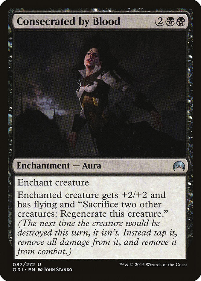 Consecrated by Blood - (Foil): Magic Origins