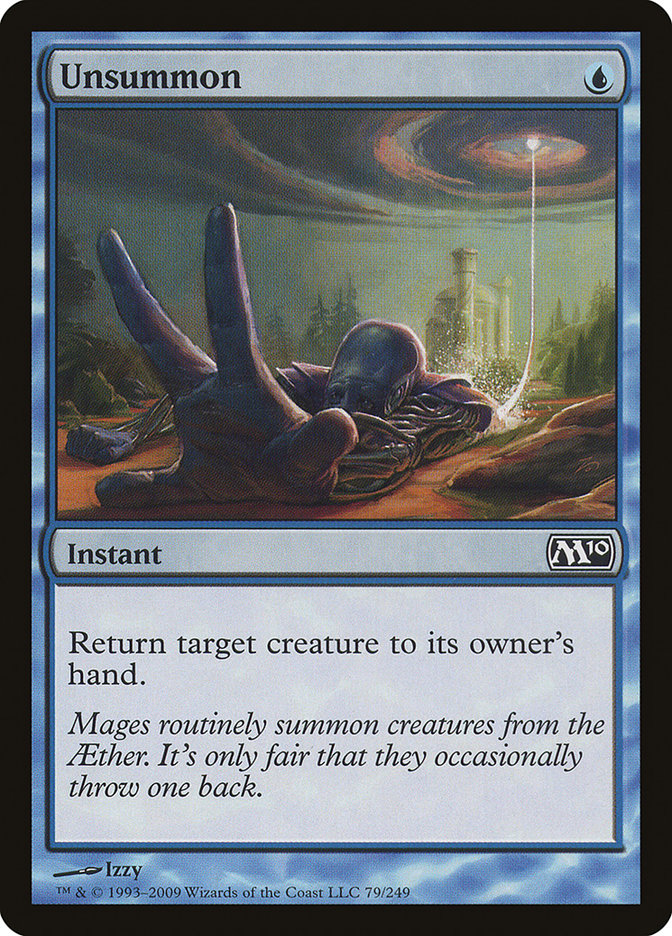 Unsummon - (Foil): Magic 2010