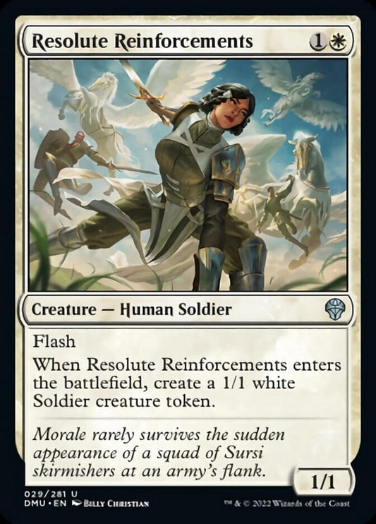 Resolute Reinforcements - (Foil): Dominaria United