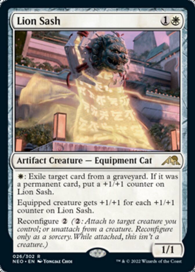 Lion Sash - (Foil): Kamigawa: Neon Dynasty