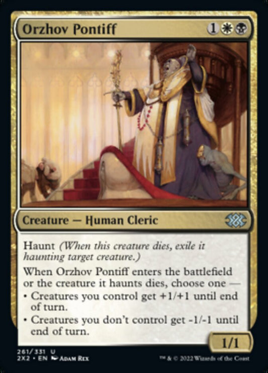 Orzhov Pontiff - (Foil): Double Masters 2022