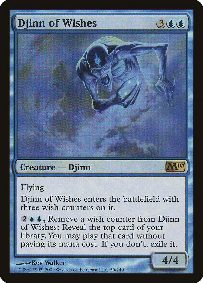 Djinn of Wishes - (Foil): Magic 2010
