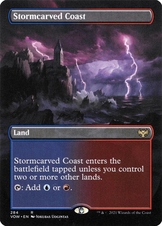 Stormcarved Coast (Borderless): Innistrad: Crimson Vow