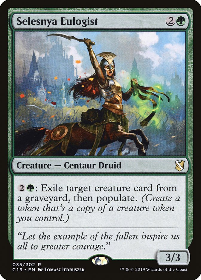 Selesnya Eulogist: Commander 2019