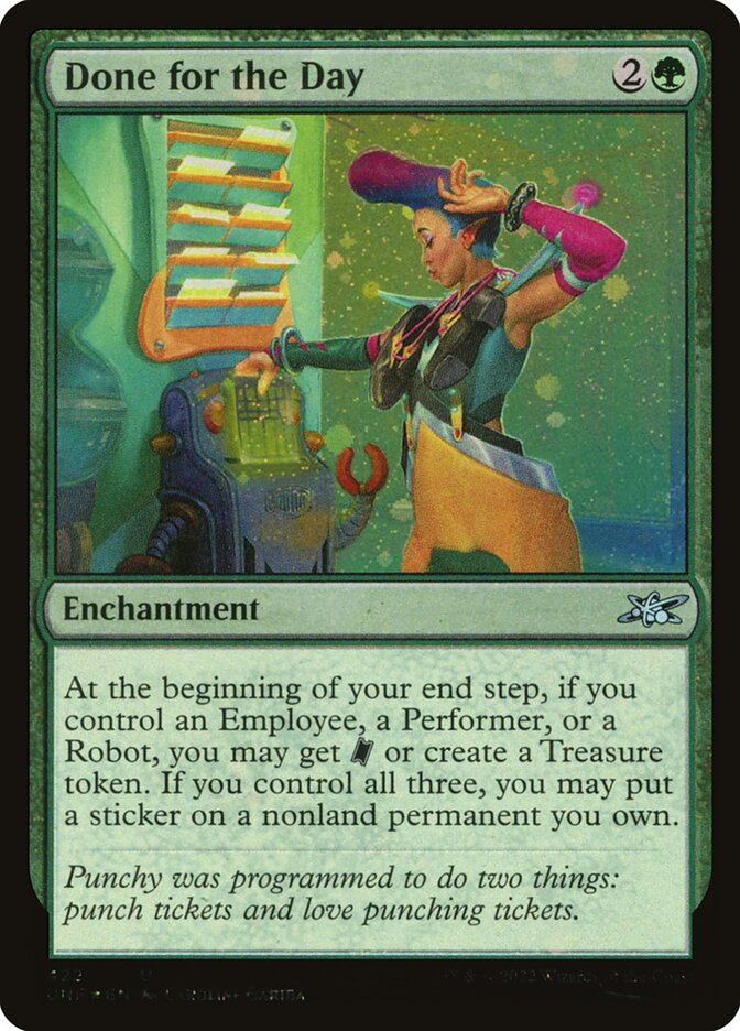 Done for the Day (Galaxy Foil) - (Foil): Unfinity