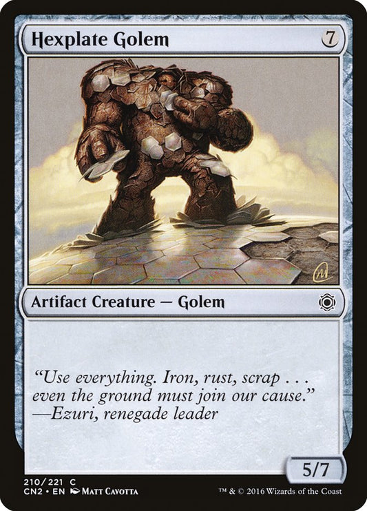 Hexplate Golem: Conspiracy: Take the Crown