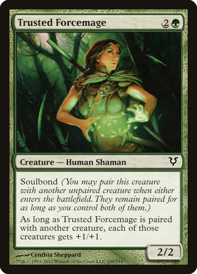 Trusted Forcemage - (Foil): Avacyn Restored