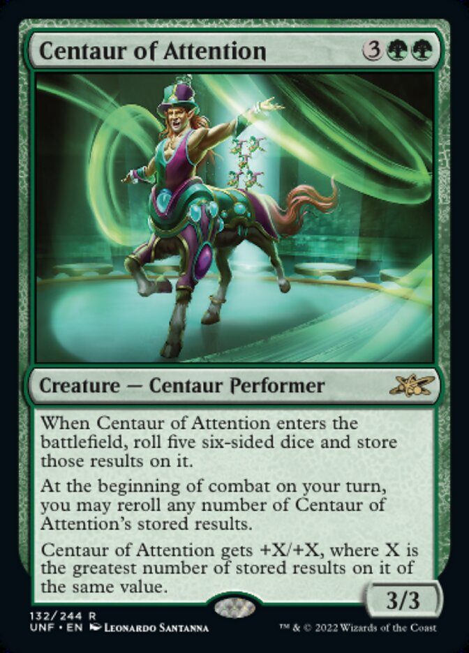 Centaur of Attention - (Foil): Unfinity