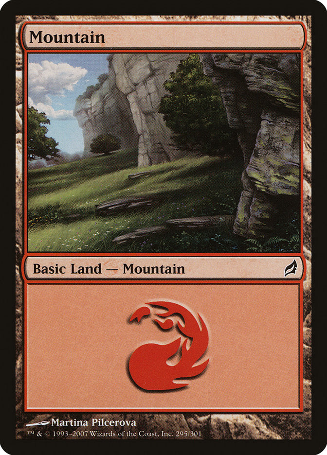 Mountain (#295) - (Foil): Lorwyn