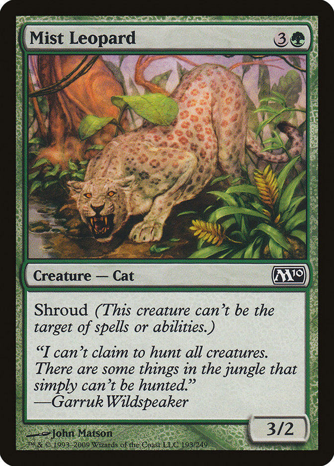 Mist Leopard - (Foil): Magic 2010