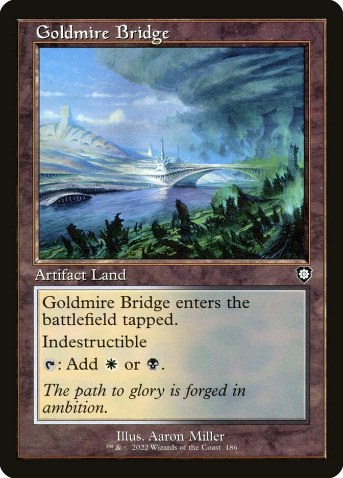 Goldmire Bridge (Retro Frame): The Brothers' War Commander
