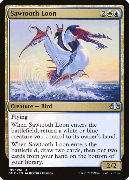 Sawtooth Loon - (Foil): Dominaria Remastered
