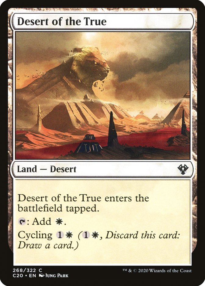 Desert of the True: Commander 2020