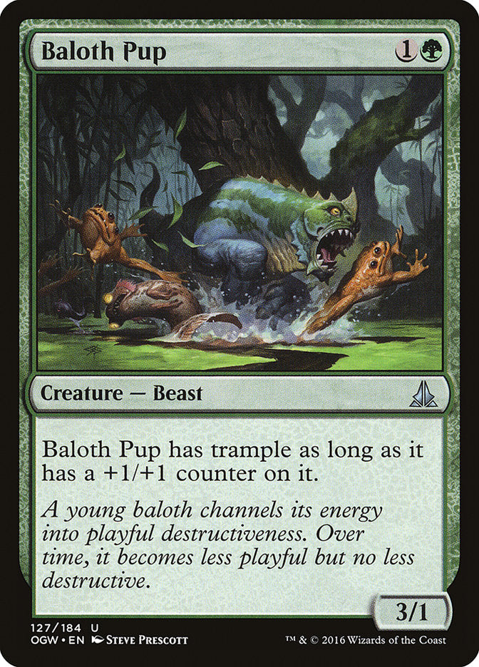 Baloth Pup - (Foil): Oath of the Gatewatch