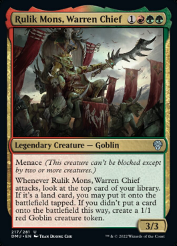 Rulik Mons, Warren Chief: Dominaria United