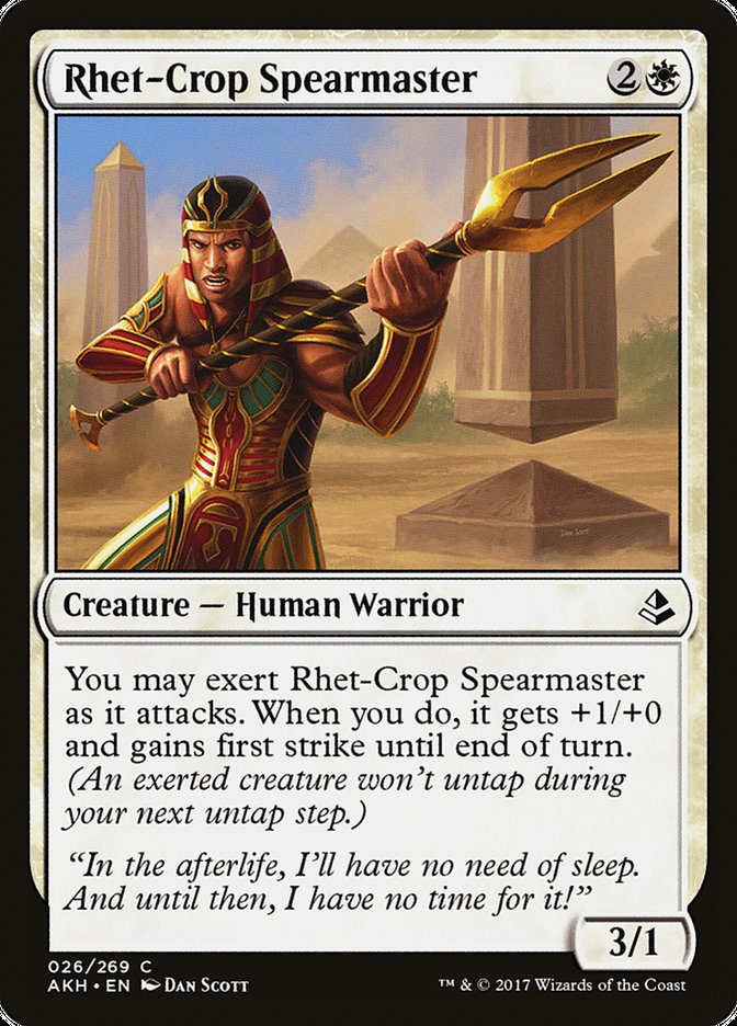Rhet-Crop Spearmaster: Amonkhet