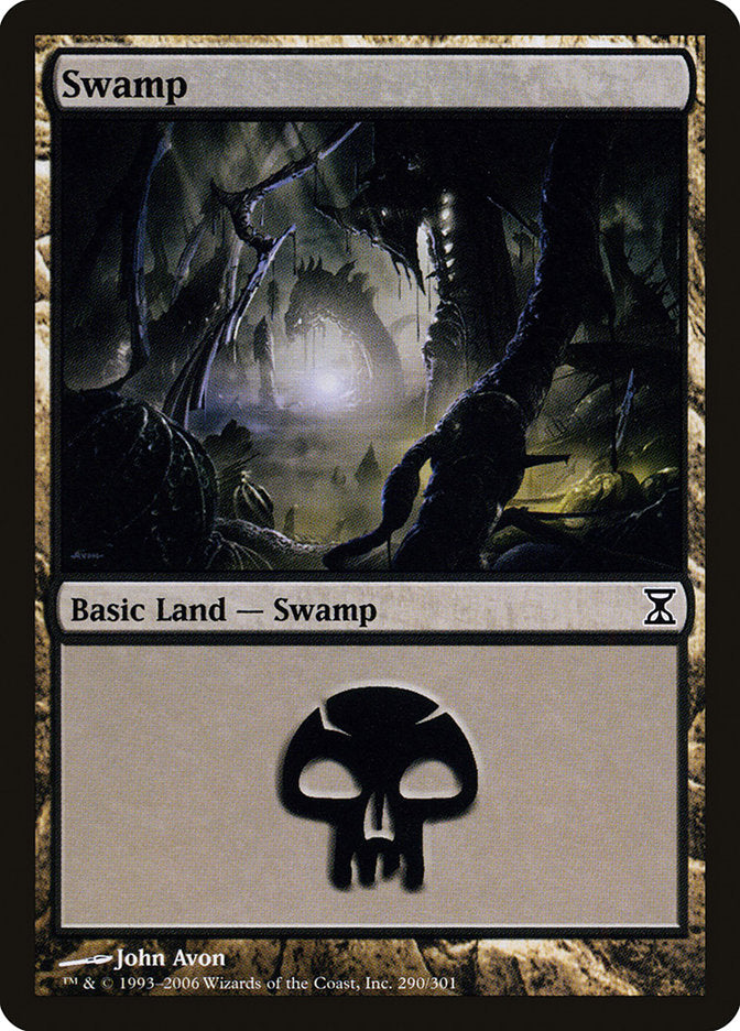 Swamp (#290) - (Foil): Time Spiral