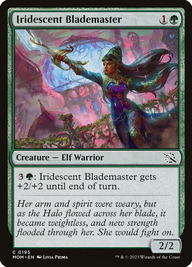 Iridescent Blademaster - (Foil): March of the Machine