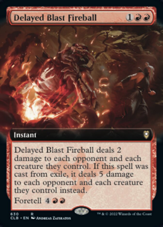 Delayed Blast Fireball - (Foil): Commander Legends: Battle for Baldur's Gate