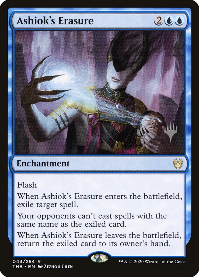 Ashiok's Erasure - (Foil): Theros Beyond Death Promos