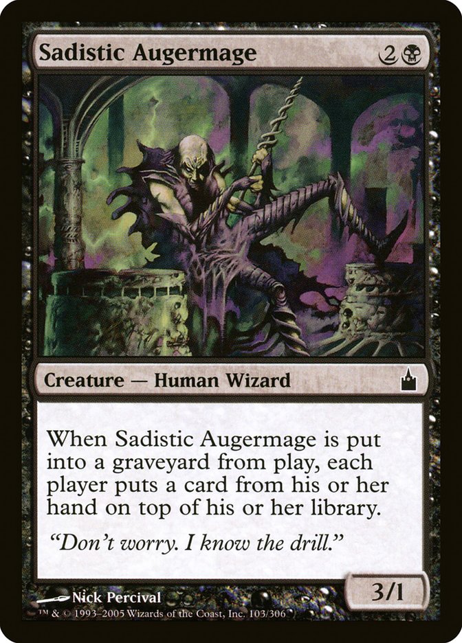Sadistic Augermage: Ravnica: City of Guilds