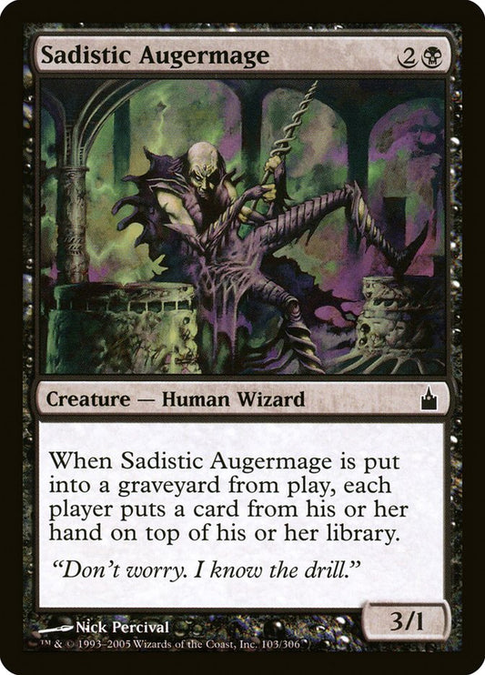 Sadistic Augermage - (Foil): Ravnica: City of Guilds