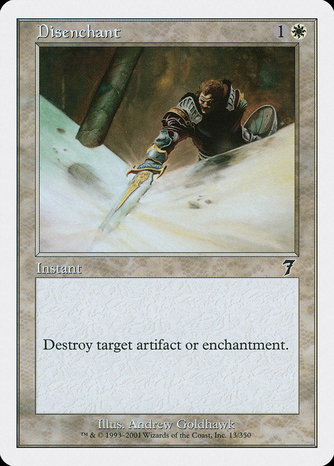 Disenchant - (Foil): Seventh Edition