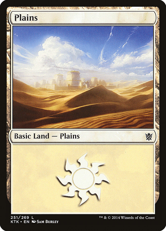 Plains (#251) - (Foil): Khans of Tarkir
