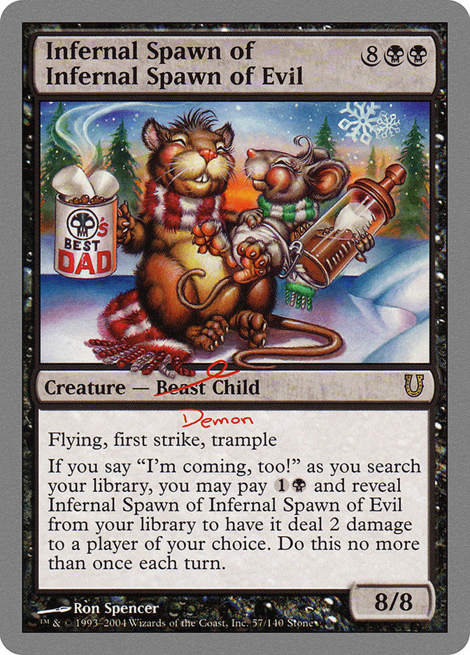 Infernal Spawn of Infernal Spawn of Evil - (Foil): Unhinged