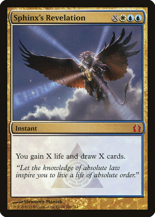 Sphinx's Revelation - (Foil): Return to Ravnica