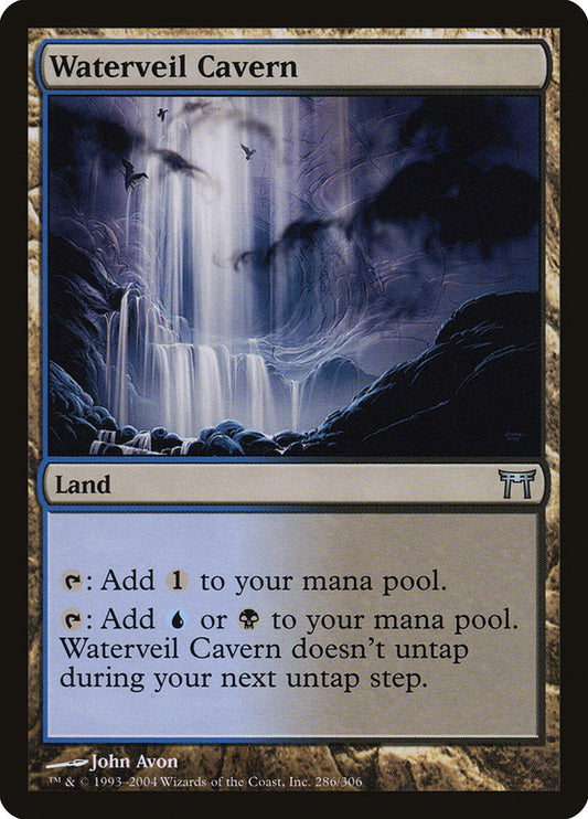 Waterveil Cavern - (Foil): Champions of Kamigawa