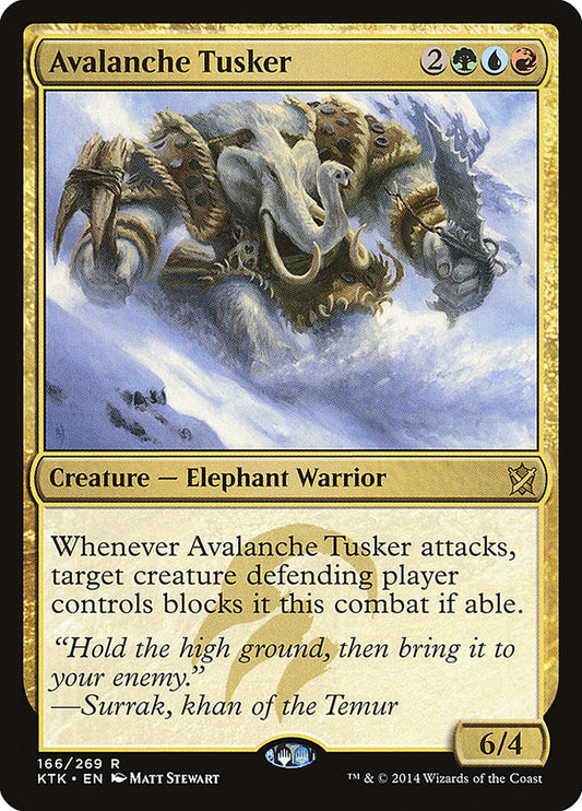 Avalanche Tusker: Khans of Tarkir