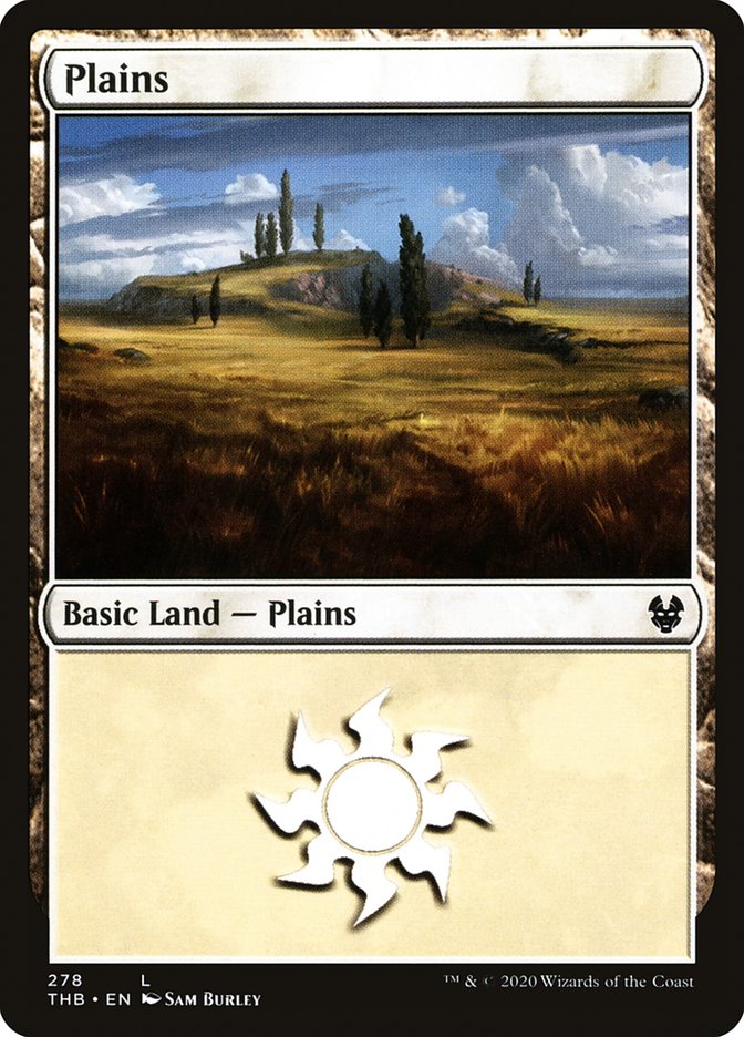 Plains (#278) - (Foil): Theros Beyond Death